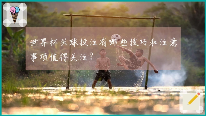 世界杯买球投注有哪些技巧和注意事项值得关注？